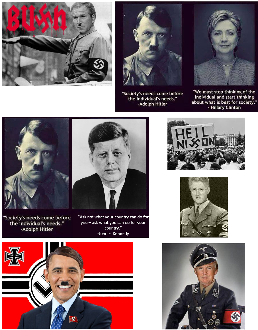 Everyone is Hitler. Got it, thanks.