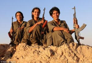 Yezidi Women's Fighters