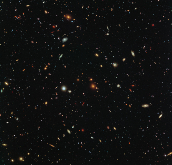 Hubble deep field image. NASA