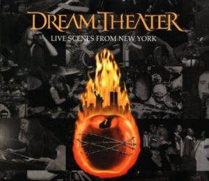 Original cover art for Dream Theater "Live Scenes From New York," released on September 11, 2001
